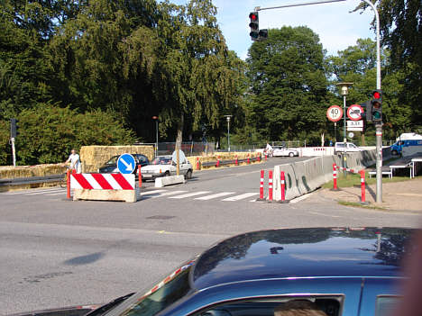 Svinget for enden af langsiden.
(Foto: Motorsporten.dk)